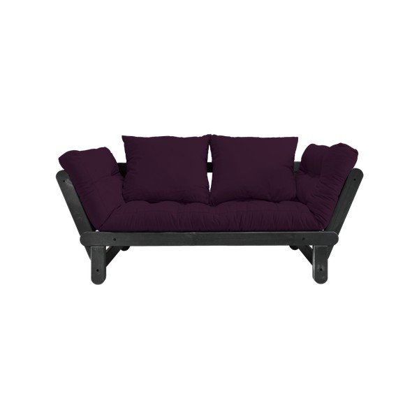 Canapea extensibilă Karup Beat Black/Purple Plum-image-2