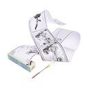 Set de călătorie pentru colorat și făcut puzzle-uri Rex London Prehistoric