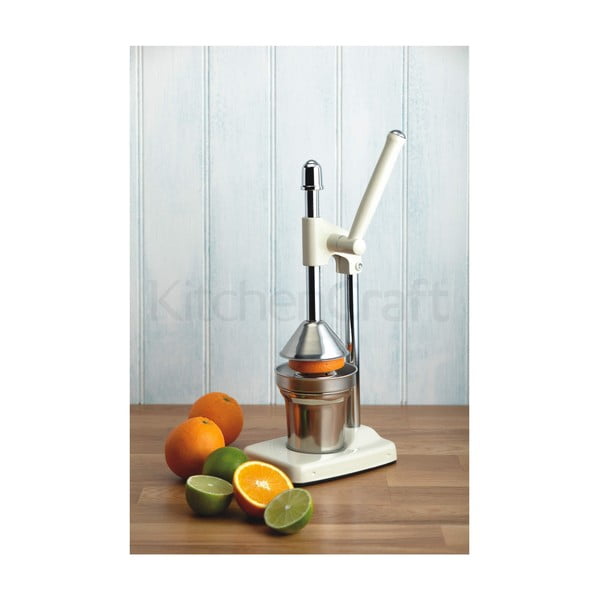 Storcător manual pentru citrice Kitchen Craft Living Nostalgia, crem-image-2