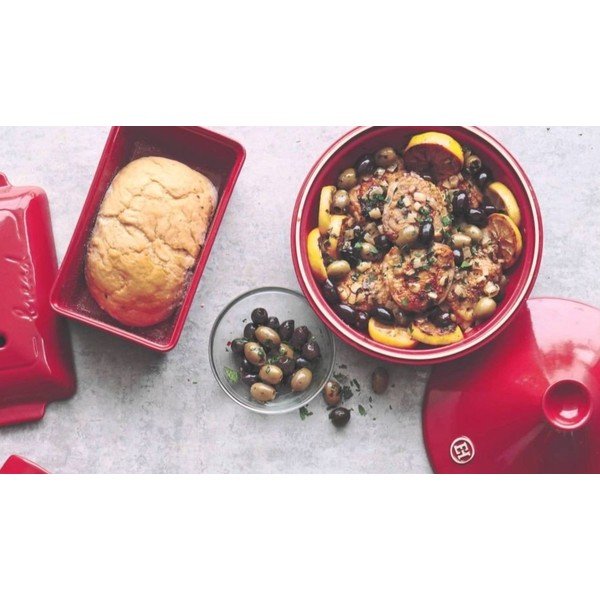 Oală cu capac din ceramică 3,9 l Flame – Emile Henry-image-1