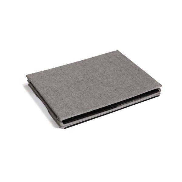 Cutie de depozitare gri din material textil cu capac 27x36x19 cm Soft Storage Small – Bigso-image-4