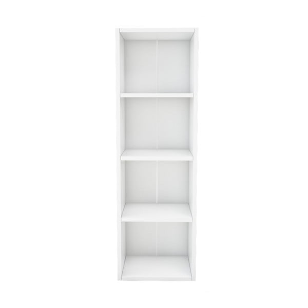 Bibliotecă Magenta Home Pure Low, lățime 36,8 cm, alb