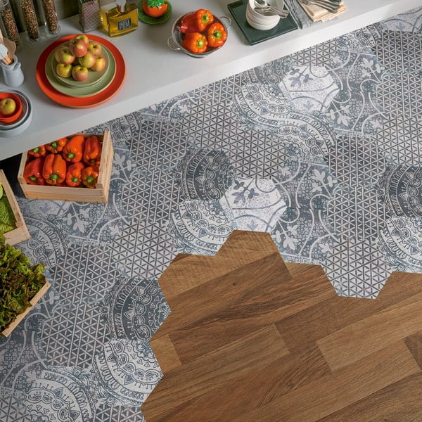 Set 10 autocolante impermeabile și anti-alunecare pentru podea Ambiance Quento, 40 x 90 cm-image-2