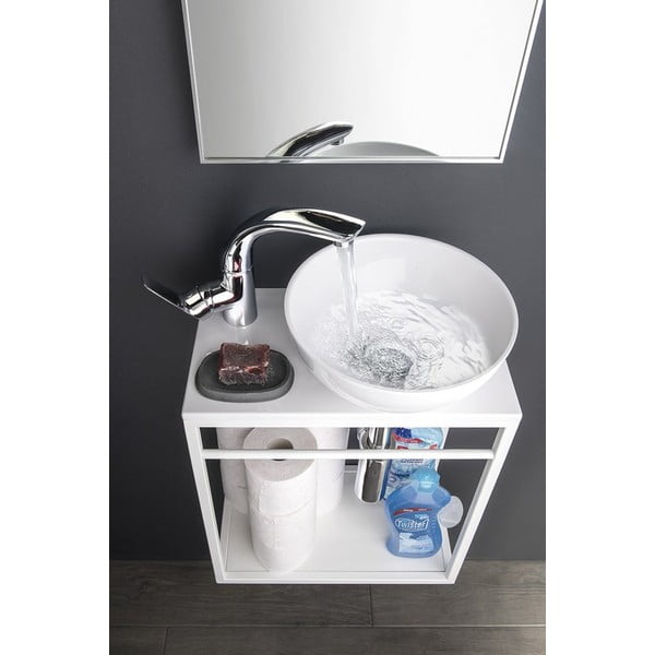 Chiuvetă albă rotundă din ceramică ø 28 cm Aster – Sapho-image-1