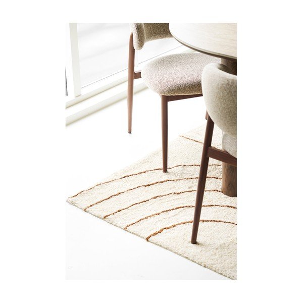 Covor bej din amestec de bumbac 160x230 cm Tampa – House Nordic-image-3