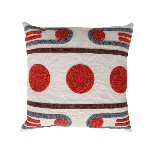 Față de pernă din in 43x43 cm Geometrik – Mioli Decor