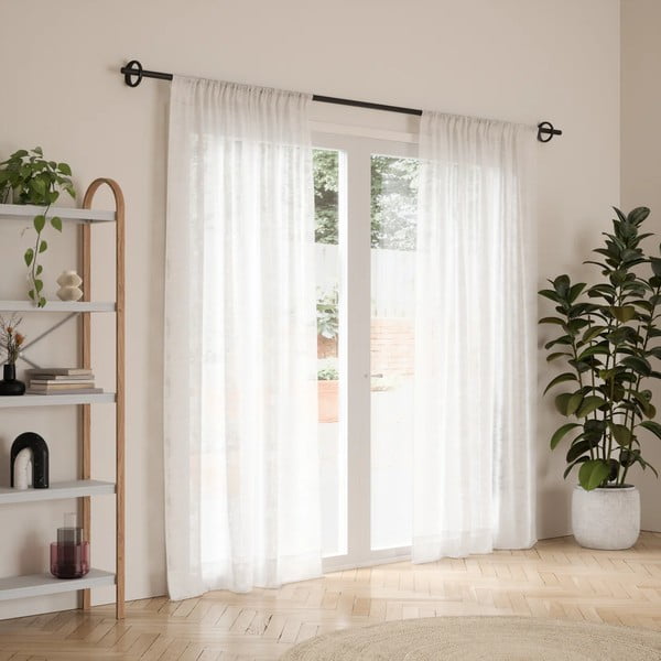 Galerie de perdea extensibilă 107-305 cm din oțel Ringlet – Umbra-image-1