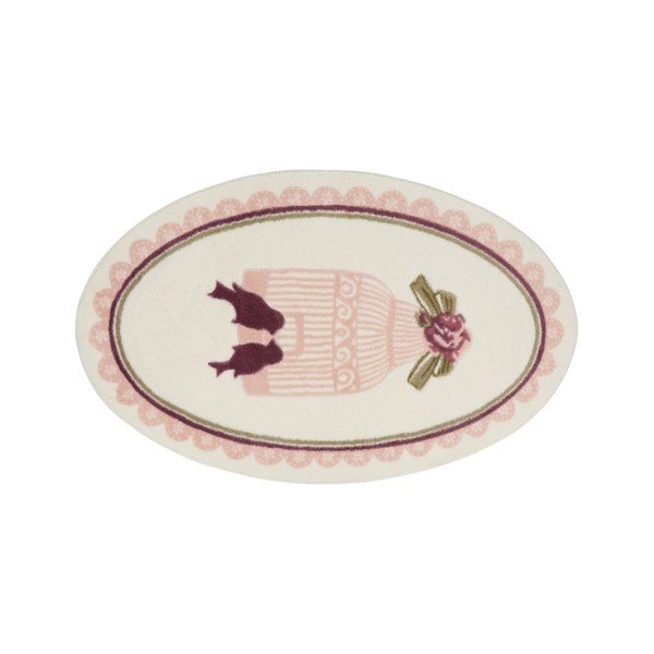 Covoraș de baie Confetti Bathmats Birdcage Pink, 66 x 53 cm-image-1