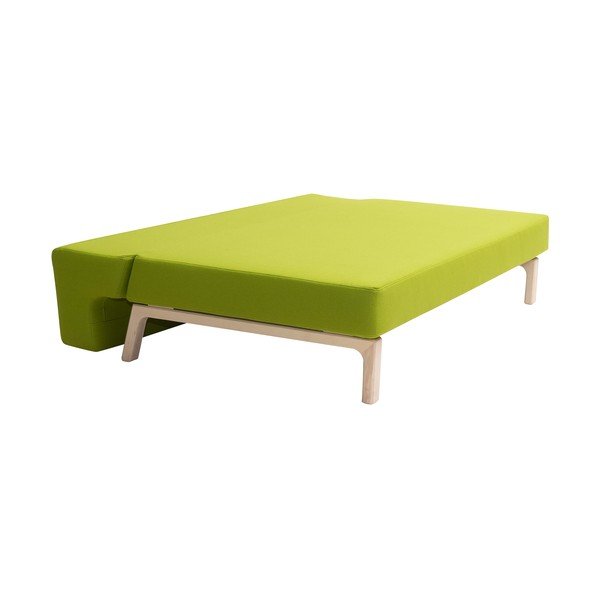 Canapea extensibilă Softline Lazy, galben lime-image-4