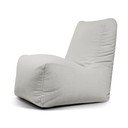 Fotoliu bean bag gri deschis cu tapițerie din țesătură bouclé Seat Lounge – SLOWDOWN