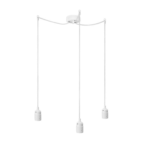 Lampă de tavan 3 cabluri Bulb Attack Uno, alb