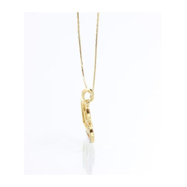 Colier cu Swarovski Elements Laura Bruni Crystal Yasmine Two Hearts-image-1