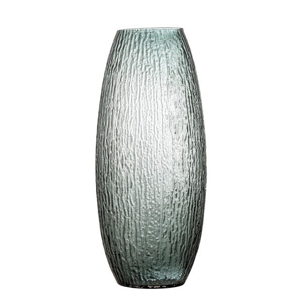 Vază gri din sticlă lucrată manual (înălțime 50 cm) Brock – Bloomingville