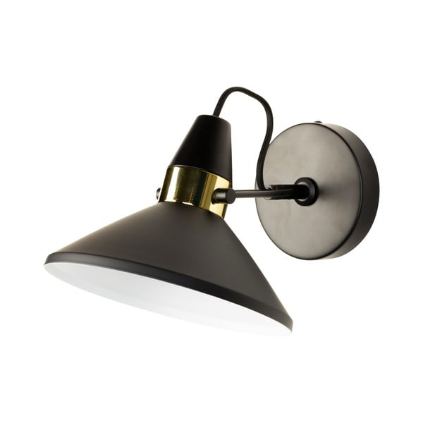 Aplică de perete neagră Jona – White Label