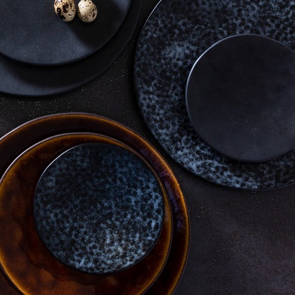 Platou din gresie ceramică Costa Nova Roda Mimas, ⌀ 16 cm, gri-image-1