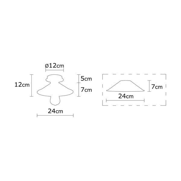 Plafonieră bronz cu abajur din metal ø 24 cm Berceste – Opviq lights-image-3