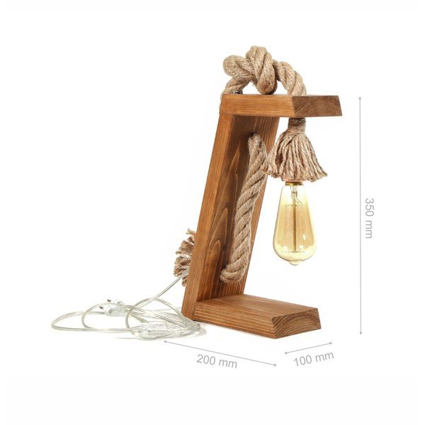 Veioză în culoare naturală (înălțime 10 cm) – Opviq lights-image-2