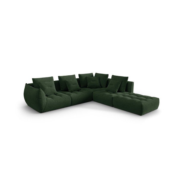 Colțar verde închis (cu colț pe partea dreaptă/în formă de ”L”) Bloom – Micadoni Home-image-2