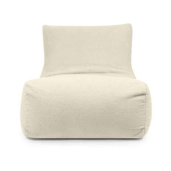 Fotoliu bean bag maro cu tapițerie din țesătură bouclé Lounge 100 – SLOWDOWN-image-2