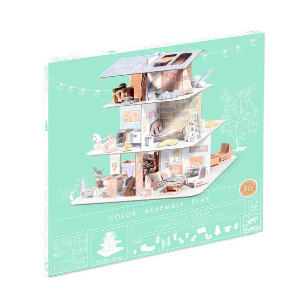 Casa de păpuși DIY - Djeco-image-1