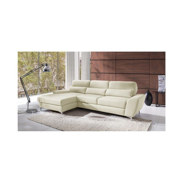 Colțar extensibil Windsor & Co. Sofas Omega, colț partea stângă, crem -image-4