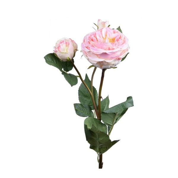 Floare artificială Ego Dekor, trandafir roz deschis