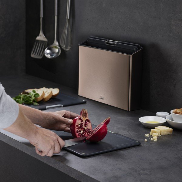  4 tocătoare cu suport 7x35,5 cm Folio - Joseph Joseph-image-1