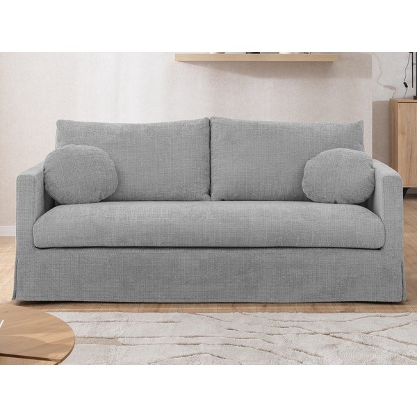Canapea gri deschis 195 cm Paphos – Ropez-image-4