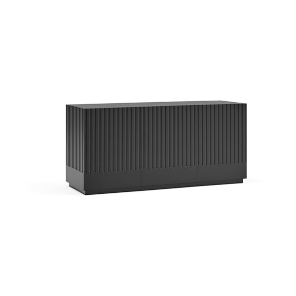 Comodă Teulat Doric, lățime 150 cm, negru-image-3