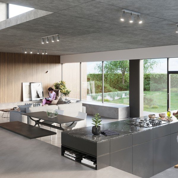 Aplică de perete gri Toscana – Sollux-image-3