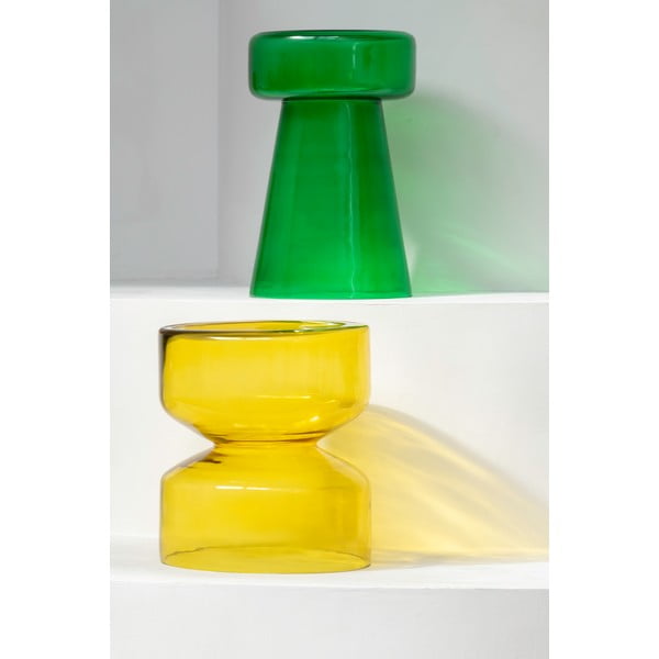 Măsuță auxiliară rotundă din sticlă ø 35 cm Doble  – Leitmotiv-image-3