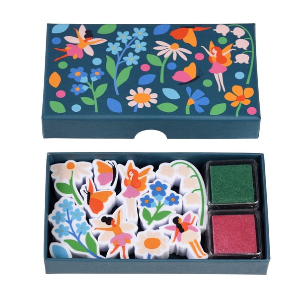 Mini set de ștampile Fairies in the Garden - Rex London