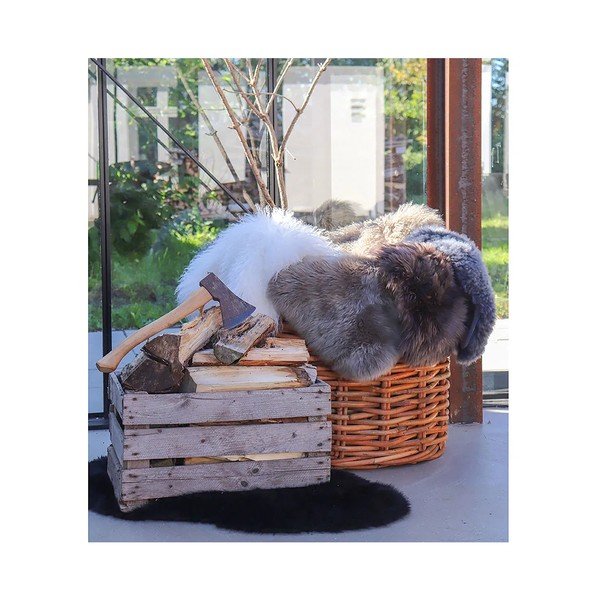 Blană de oaie House Nordic, maro -image-2