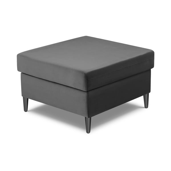 Taburet gri deschis cu tapițerie din catifea Kyoto – Cosmopolitan Design-image-2