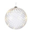 Decorațiune cu lumină LED Sirius Wave Ball, Ø 13 cm