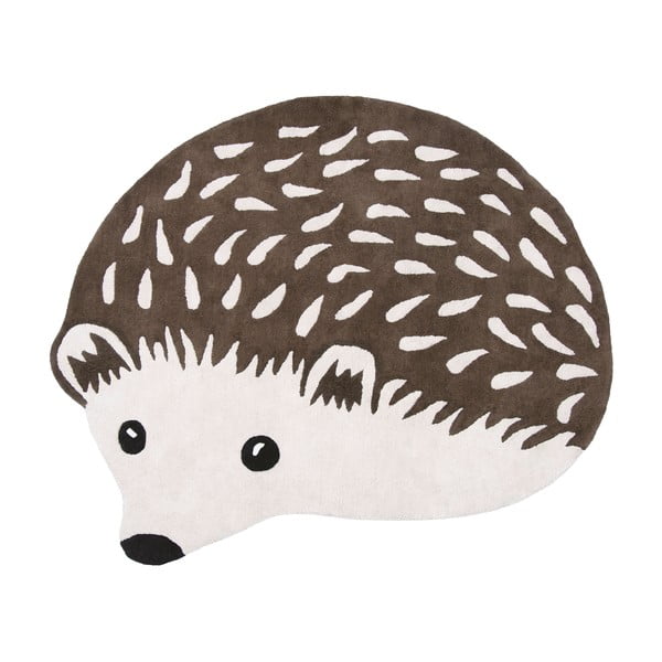 Covor pentru copii maro 120x105 cm Hedgehog – Lilipinso
