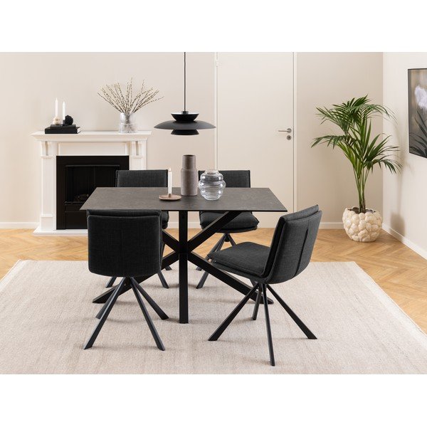 Scaun de dining gri închis Flynn – Actona-image-2