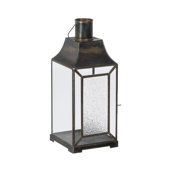 Felinar din metal/din sticlă (înălțime 44 cm) – Ixia