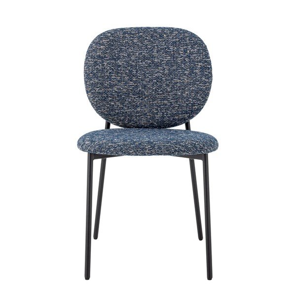 Scaun de dining albastru din material textil Percey – Bloomingville-image-3