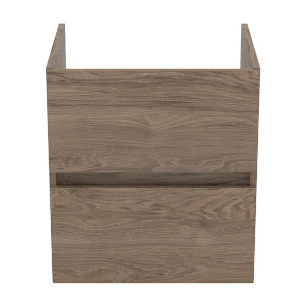 Dulap sub chiuvetă în culoare naturală suspendat cu aspect de lemn de nuc 50x55 cm Eurovit+ – Ideal Standard