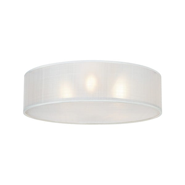 Plafonieră albă cu abajur textil Haru – Markslöjd