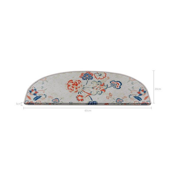 Covorașe pentru scări 16 buc. 20x65 cm Floral Path – Vitaus-image-2