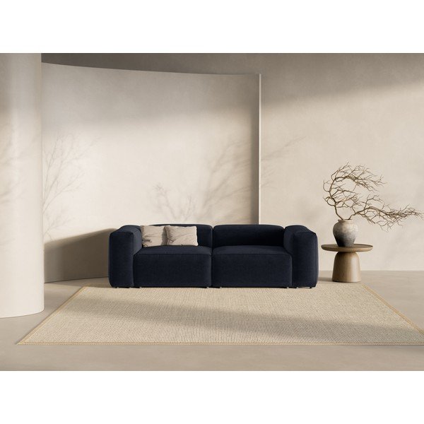 Canapea albastru-închis 264 cm Bergamo – Cosmopolitan Design-image-1