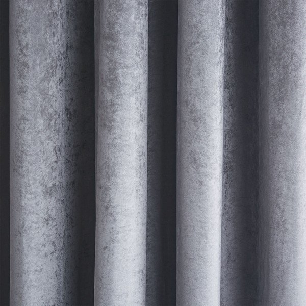 Draperii gri 2 buc. 168x137 cm Crushed Velvet Glamour Sequin – Catherine Lansfield-image-2