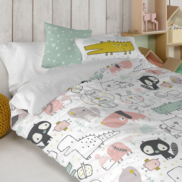 Față de pernă din bumbac cu 2 fețe Moshi Moshi Best Buddies, 50 x 30 cm-image-3