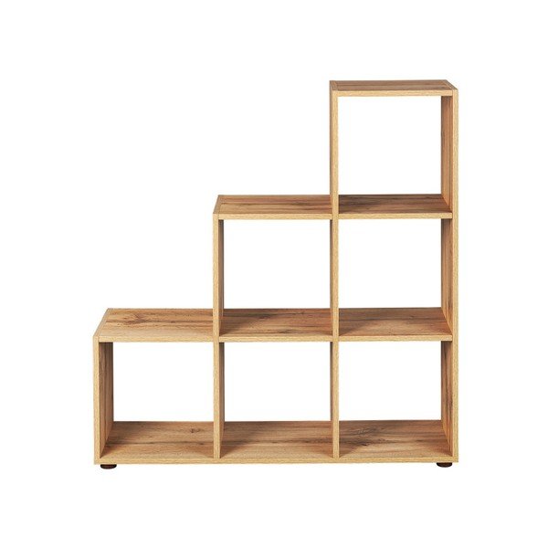 Bibliotecă Interlink Damian Wild Oak Trian, 105 x 109 cm