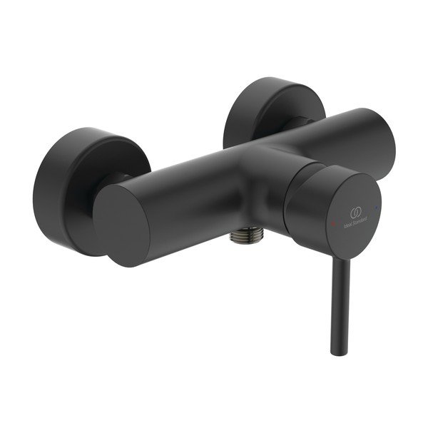Baterie negru-mat pentru duș/cu montare pe perete Silk Black – Ideal Standard