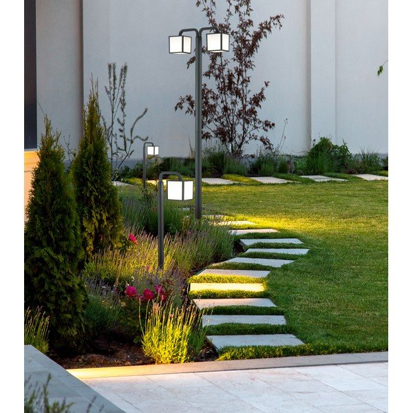 Corp de iluminat pentru exterior LED cu stâlp de fixare (înălțime 200 cm) Cubango – Trio-image-3