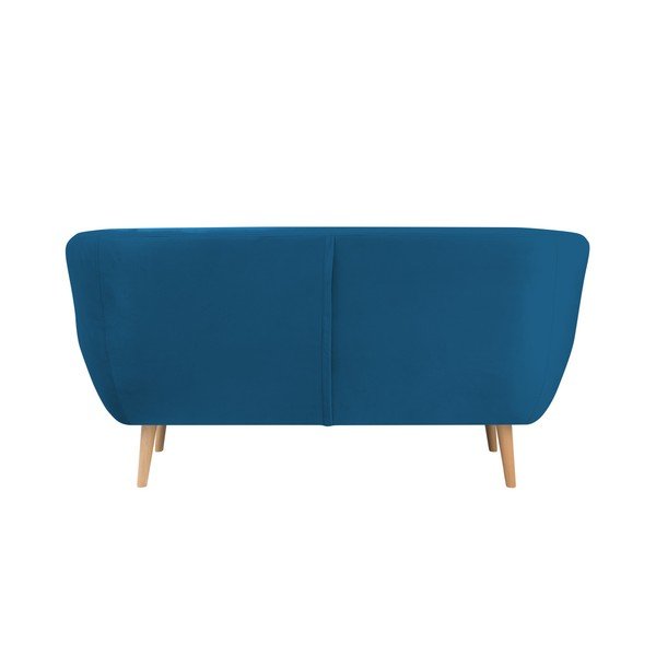 Canapea cu 2 locuri Mazzini Sofas AMELIE, albastru-image-3