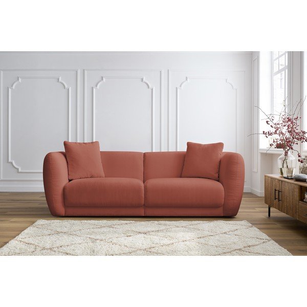 Canapea roșie 230 cm Bourbon – Bobochic Paris-image-1